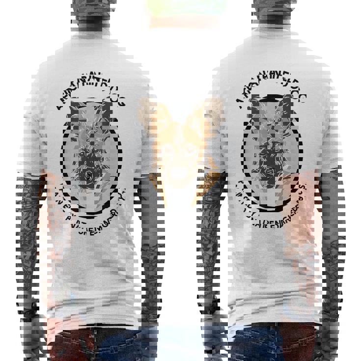 African Painted Dog Conservation For Wild Dog Fans Men's Back Print T-Shirt