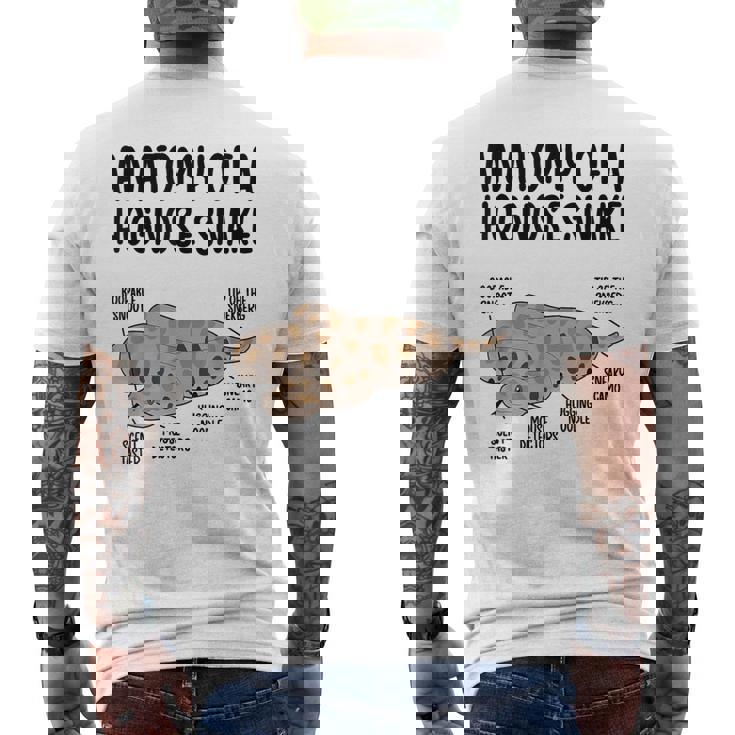 Anatomy Of A Hognose Snake Owner Hognose Snake Lover Men's Back Print T-Shirt