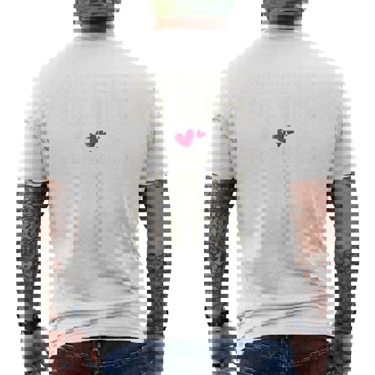 Only The Best Dog Moms Get Promoted To Human Moms Pregnancy Men's T-shirt Back Print