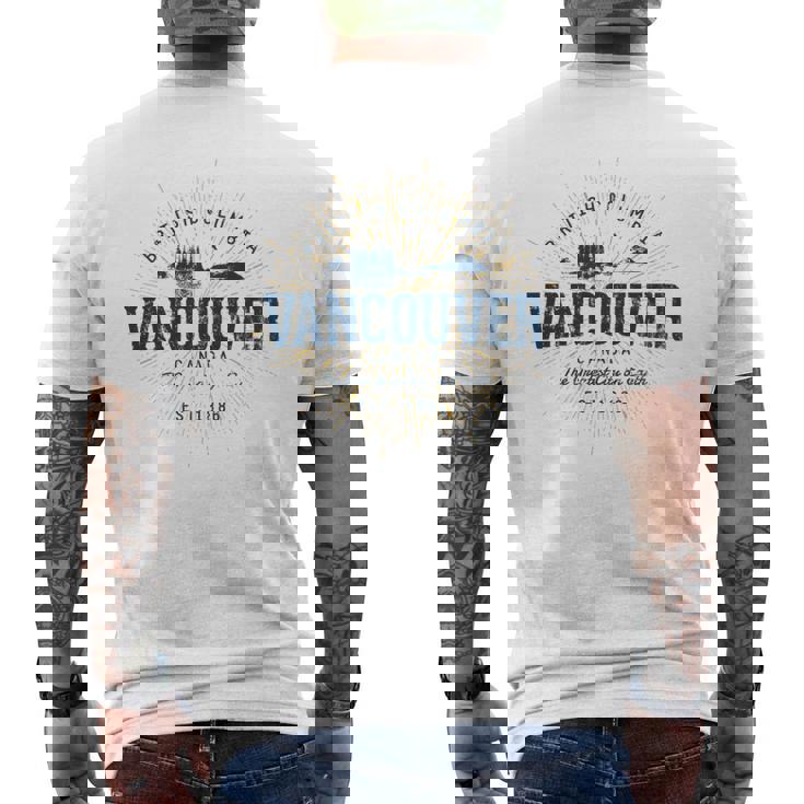 Canada Holiday Souvenirintageancouver T-Shirt mit Rückendruck