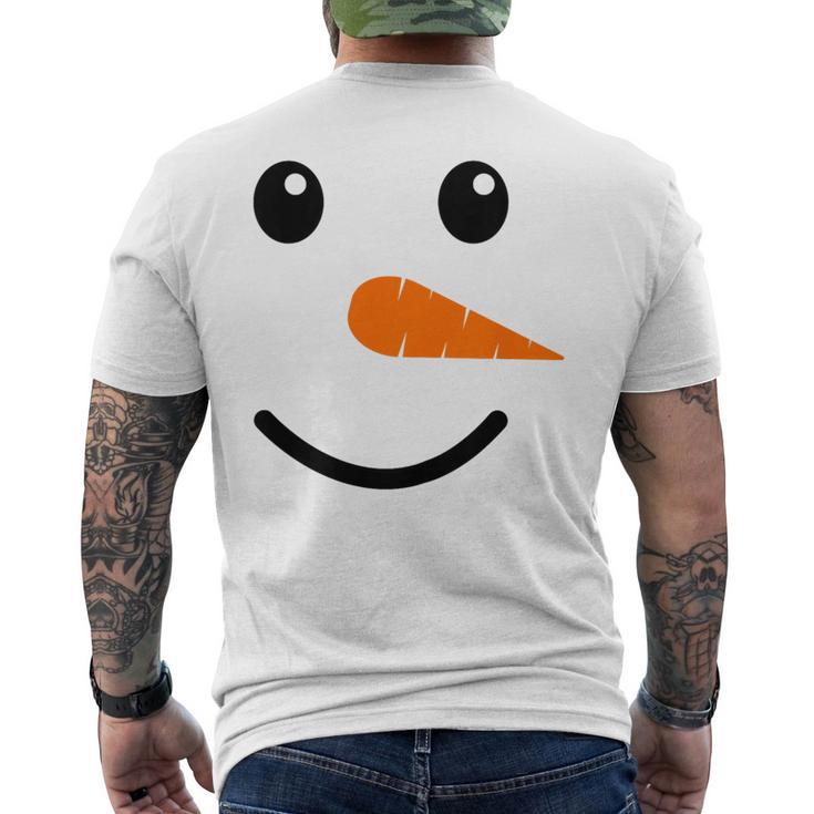 Children's Snowman Costume Children's Snowman Face T-Shirt mit Rückendruck