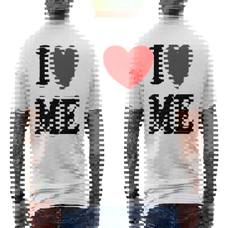 Con Texto En Inglés I Love Me I Love Me Myself And I Camiseta Hombre Estampado Espalda