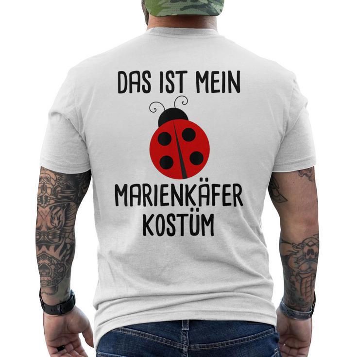 Das Ist Mein Ladybird Costume Fancy Dress Carnival T-Shirt mit Rückendruck