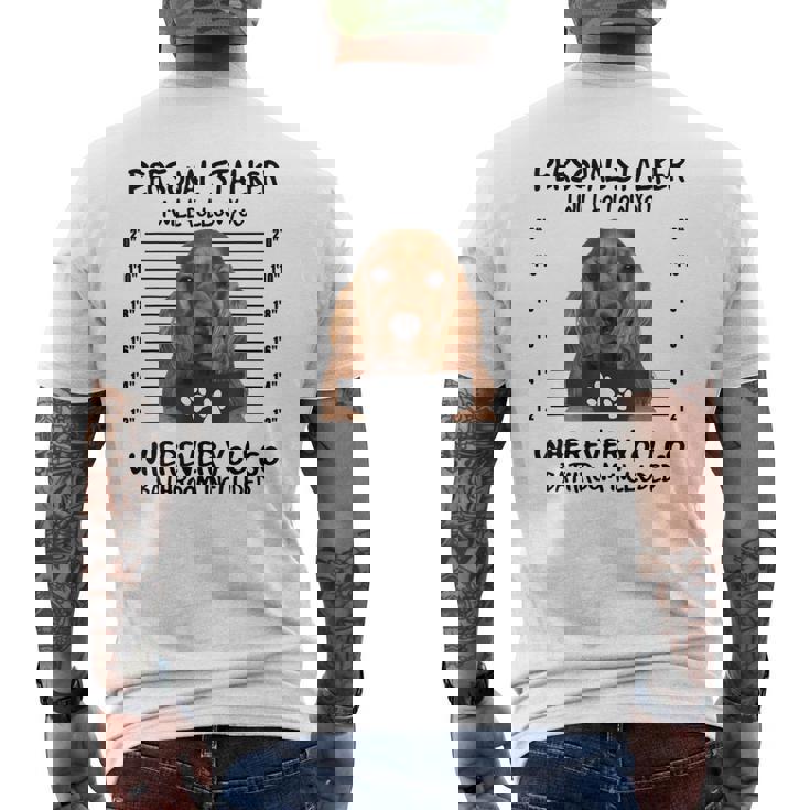 Divertido Amante De Los Perros Cocker Spaniel Camiseta Hombre Estampado Espalda