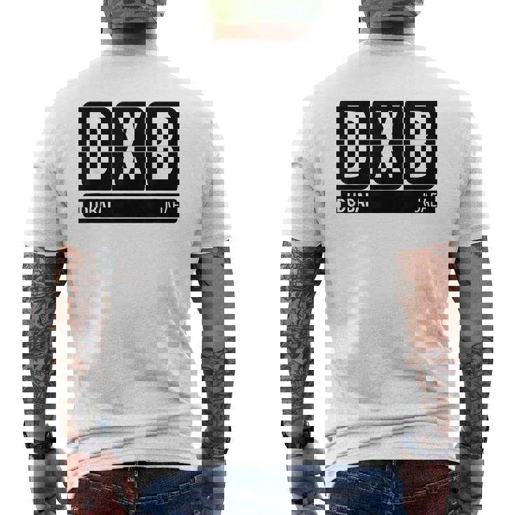 Dxb Dubai Arabic Emirate Travel Souvenir T-Shirt mit Rückendruck