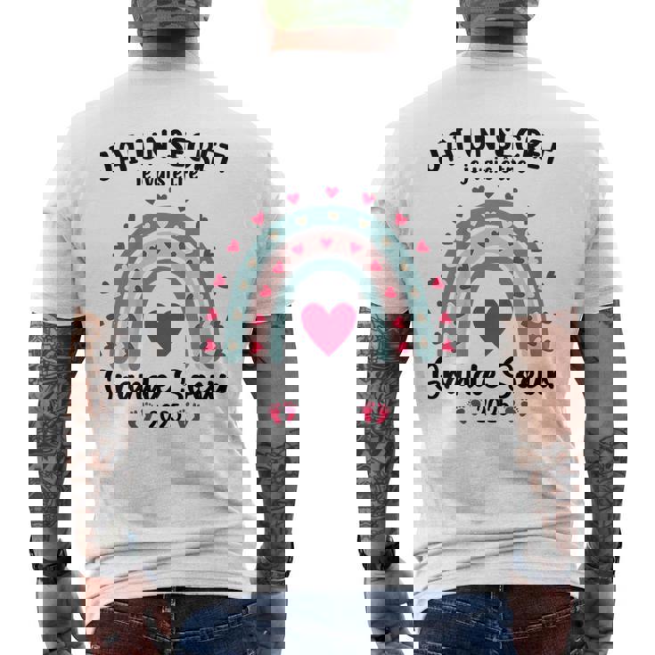 Enfant Future Grande Soeur Jeais Etre Grande Soeur 2025 T-shirt imprimé au dos
