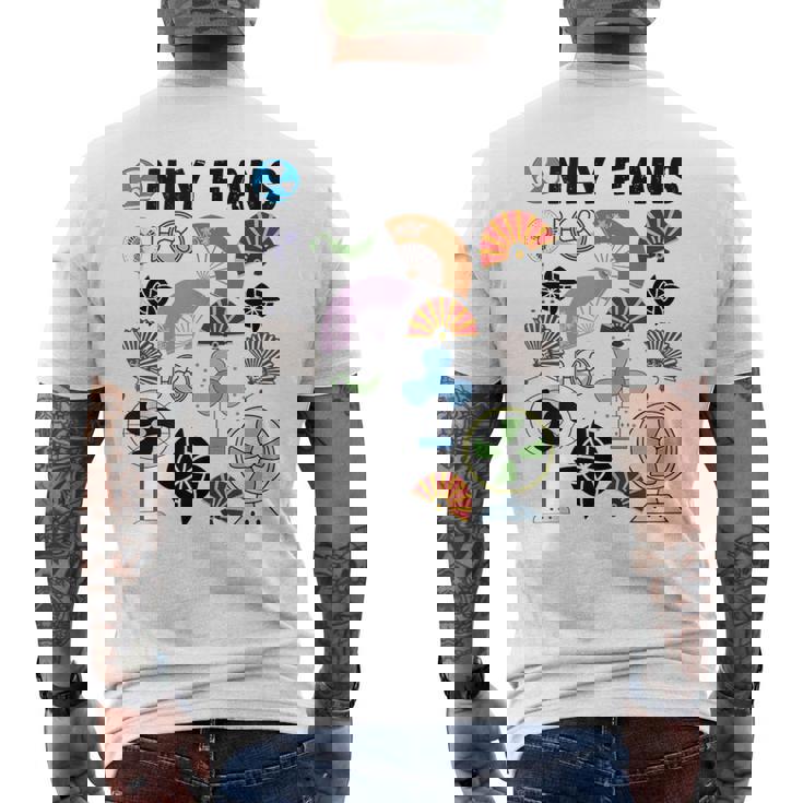 Only Fans Set entilators & Fans Silly Meme Sin Mangas Camiseta Hombre Estampado Espalda
