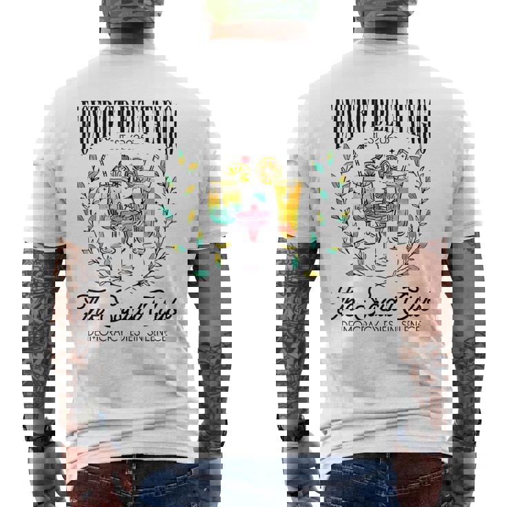 Foxtrots Deltas Tangos Retro Vintage Beach Men's T-shirt Back Print