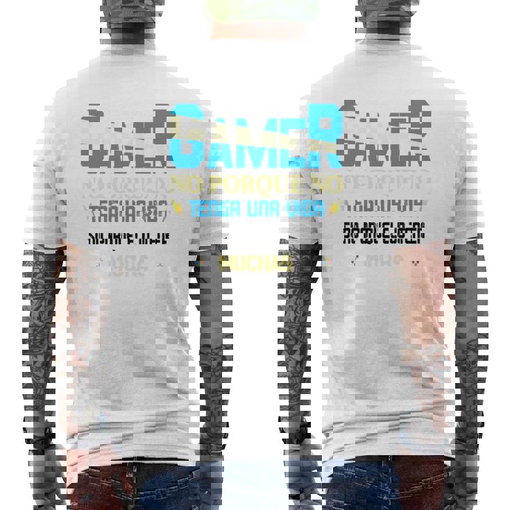 Gamer Regalo Frikiideojuegos Gaming Hombre Manga Larga Camiseta Hombre Estampado Espalda
