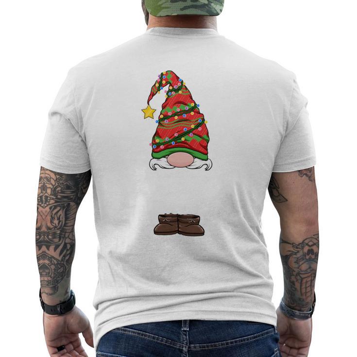 Grandpa Gnome Christmas Gnome Grandfather Long-Sleeved T-Shirt mit Rückendruck