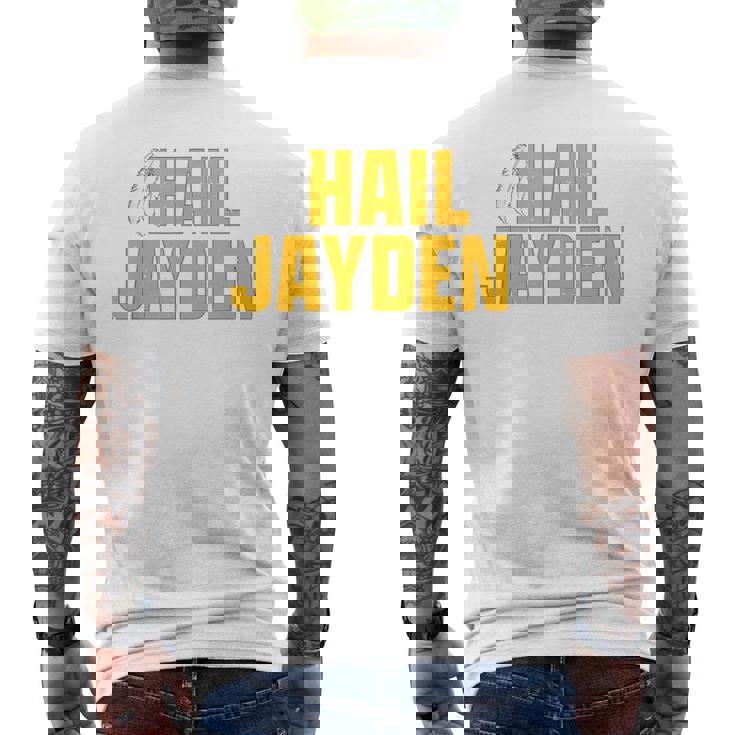 Hail Jayden Washington Fan Merch Men's T-shirt Back Print