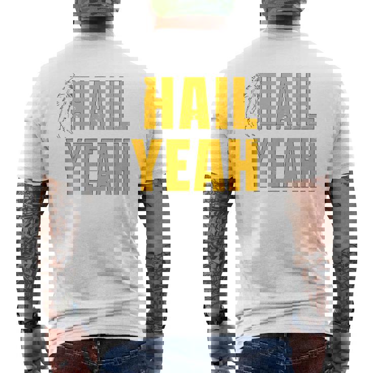 Hail Yeah Washington Washington Fan Merch Men's T-shirt Back Print