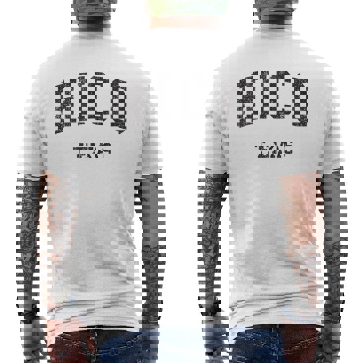 Hico Texas Tx Sportifintage T-shirt imprimé au dos