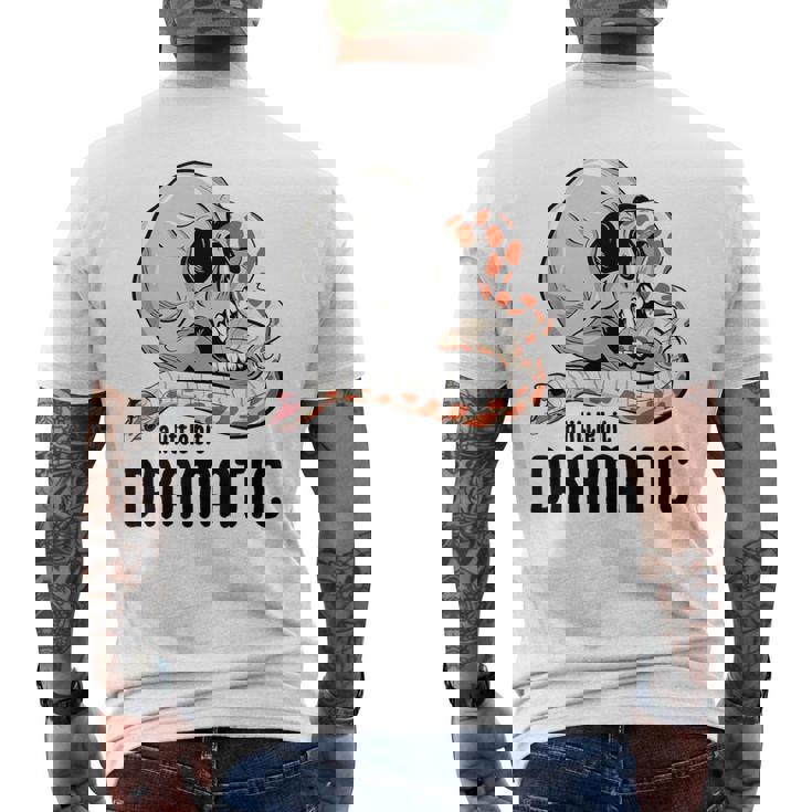 Hognose Drama Snake Little Bit Dramatic Hoggie Danger Noodle Men's Back Print T-Shirt