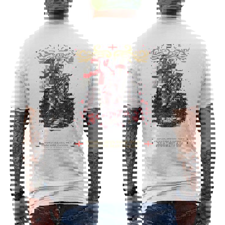 Idea De Traje Del Día De San Jorge Caballero Y Caballero San Jorge Camiseta Hombre Estampado Espalda