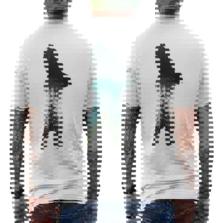 Image Ours Nature Animaux Sauvages Montagne T-shirt imprimé au dos
