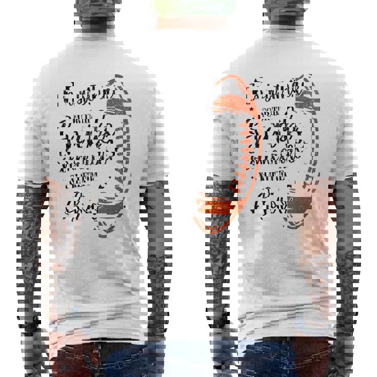 I Am Just Here For The Snacks Commercials & Halftime Show Men's T-shirt Back Print