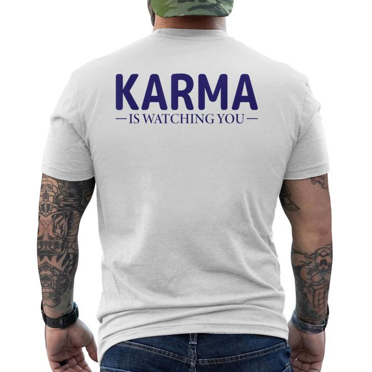 Karma Nur Gutes Karma T-Shirt mit Rückendruck