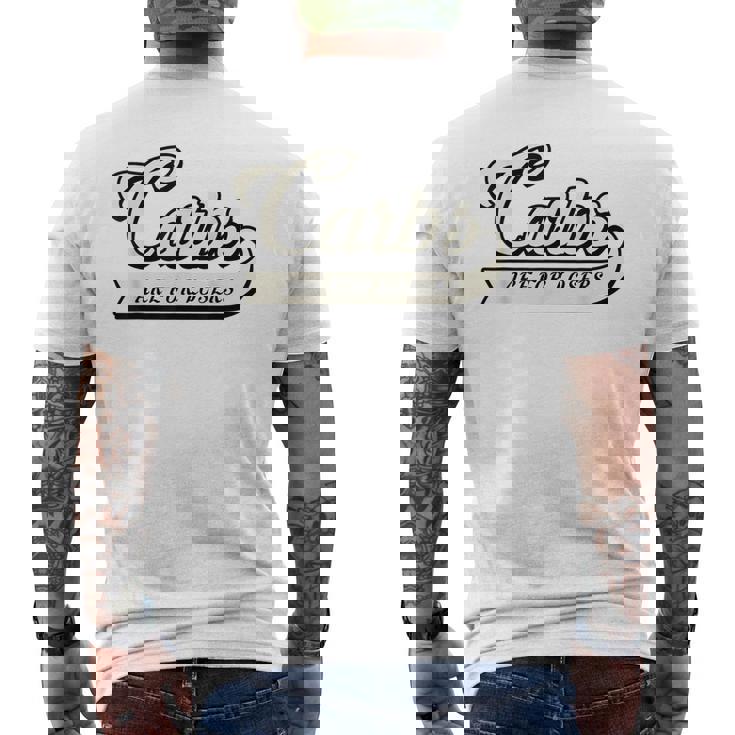 Keto Carbs Son Para Perdedores Camiseta Hombre Estampado Espalda