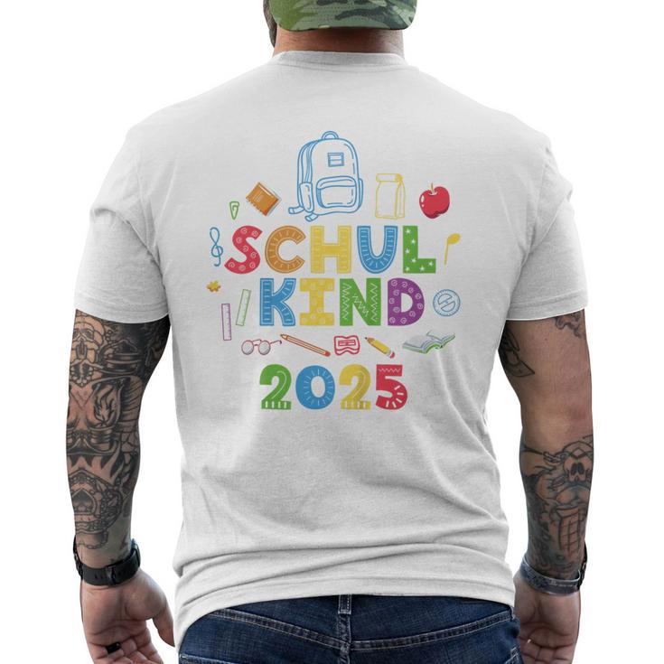 Kinder Einschulung 2025 Schulkind 2025 T-Shirt mit Rückendruck