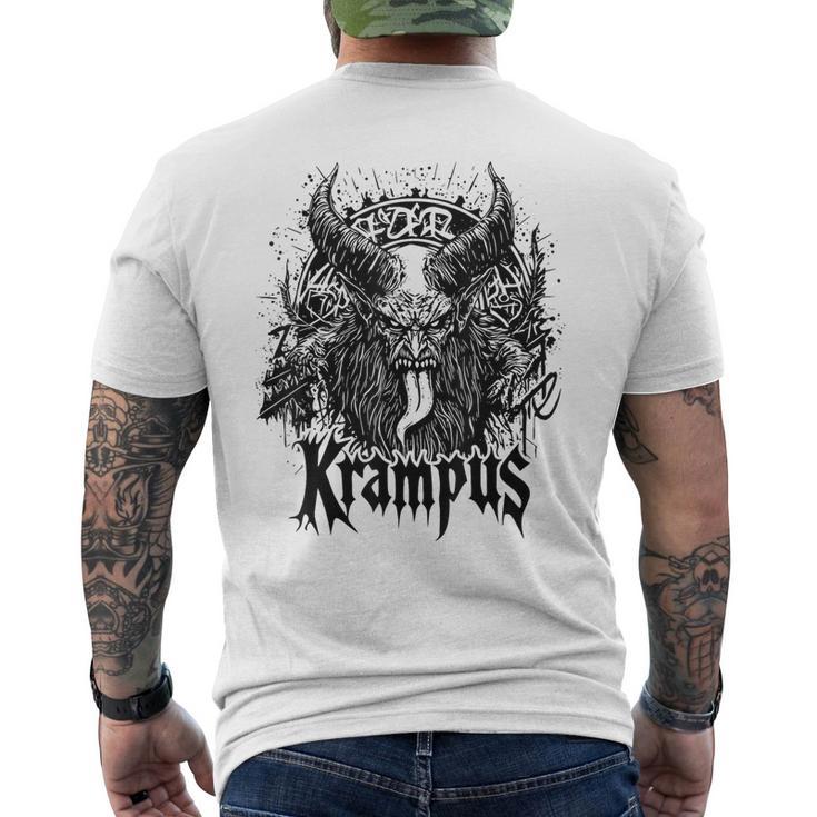 Kramperl Perchten Knecht Ruprecht Christmas Demon Krampus Gray T-Shirt mit Rückendruck