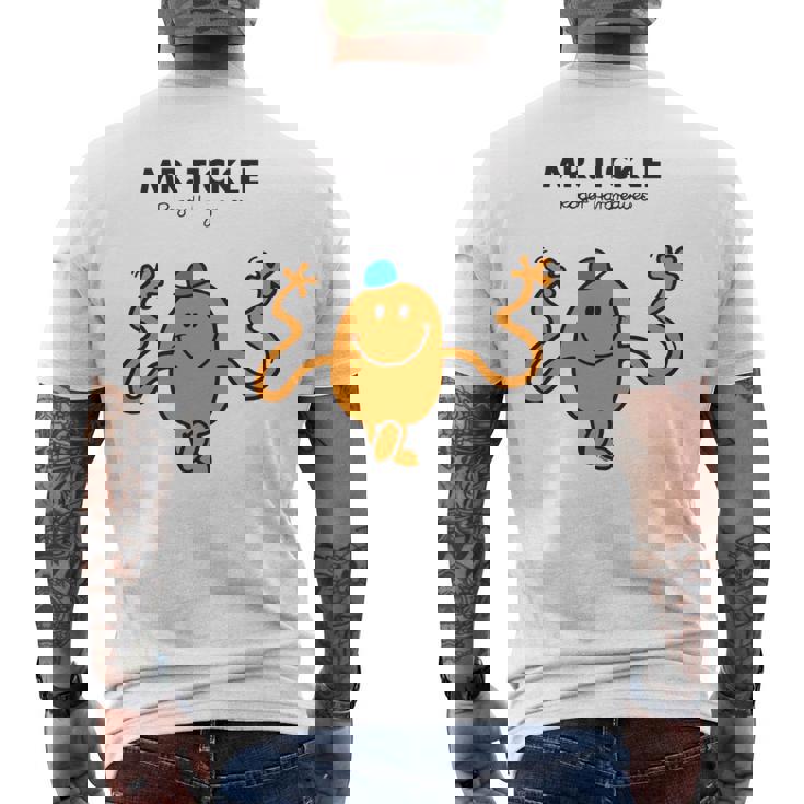Mr Mr Tickle T-Shirt mit Rückendruck