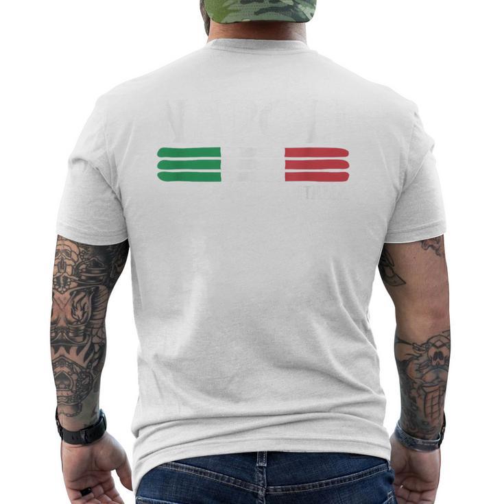 Nápoles Italia Regalo Italiano Souvenir Napoli Italia Camiseta Hombre Estampado Espalda