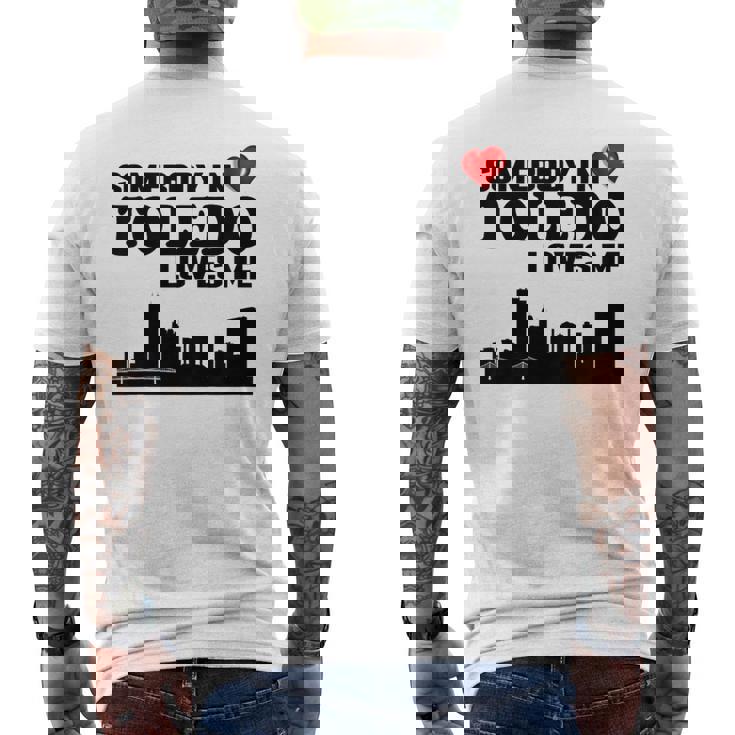 Niños Somebody In Toledo Loves Me Camiseta Hombre Estampado Espalda