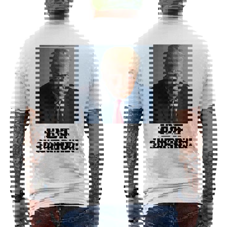 Nunca Entregues Las Elecciones Presidenciales De Trump 2024 Camiseta Hombre Estampado Espalda