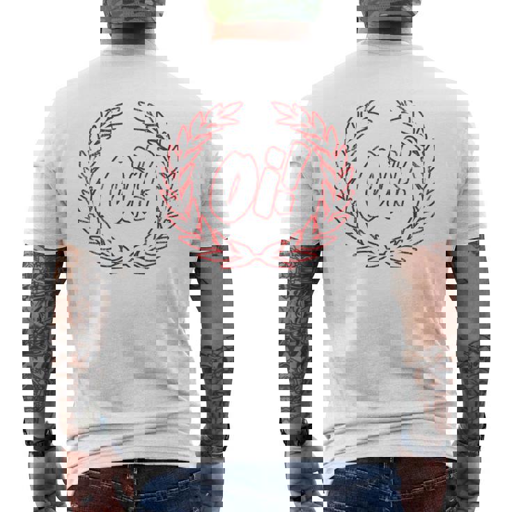 Oi Oi Oi Skinhead Ska And Street Punk Manga Larga Camiseta Hombre Estampado Espalda