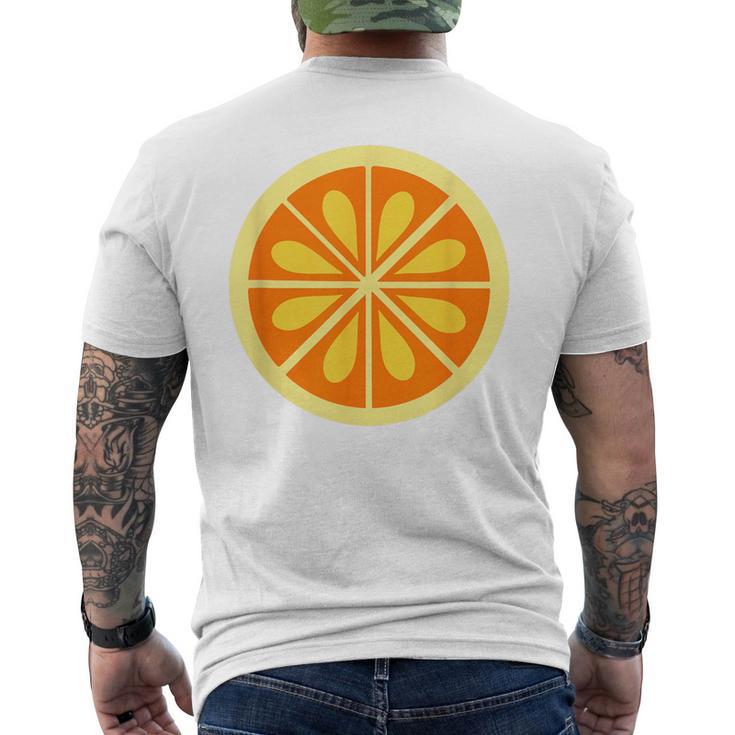 Orange Costume Fruit Orange Carnival Last Minute T-Shirt mit Rückendruck