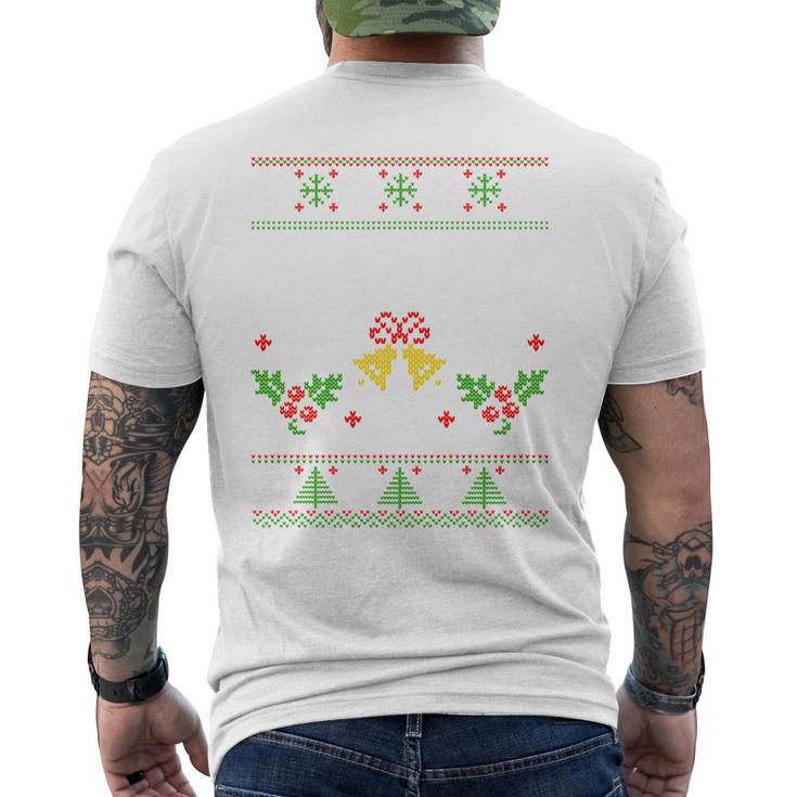 Peace I Come In Peace Matching Ugly Christmas Jumper T-Shirt mit Rückendruck