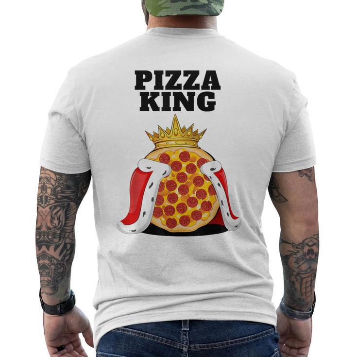 Pizza King Pizza Lovers T-Shirt mit Rückendruck