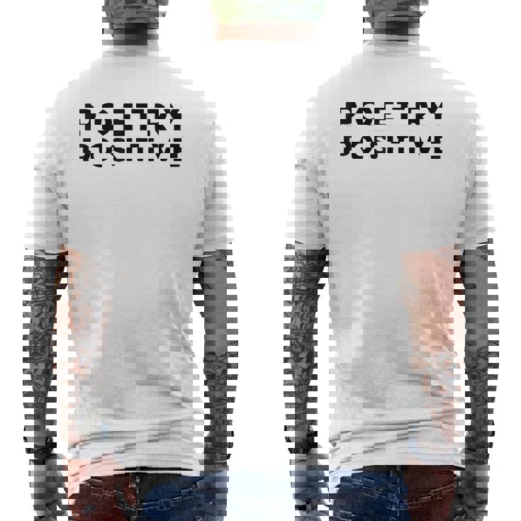 Poésie Positive T-shirt imprimé au dos