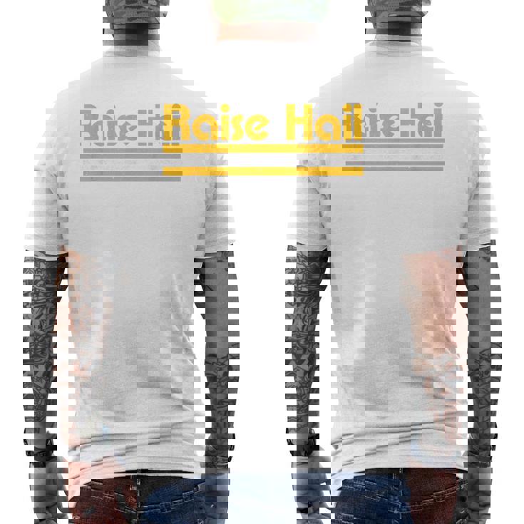 Raise Hail Vintage Retro Styles Washington Men's T-shirt Back Print