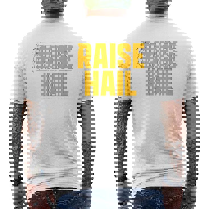 Raise Hail Washington Fan Merch Men's T-shirt Back Print