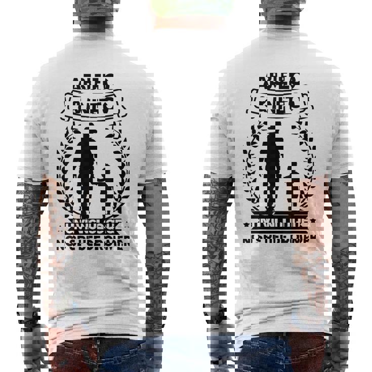 Regalo Para Abuelo Y Nieto Camiseta Hombre Estampado Espalda