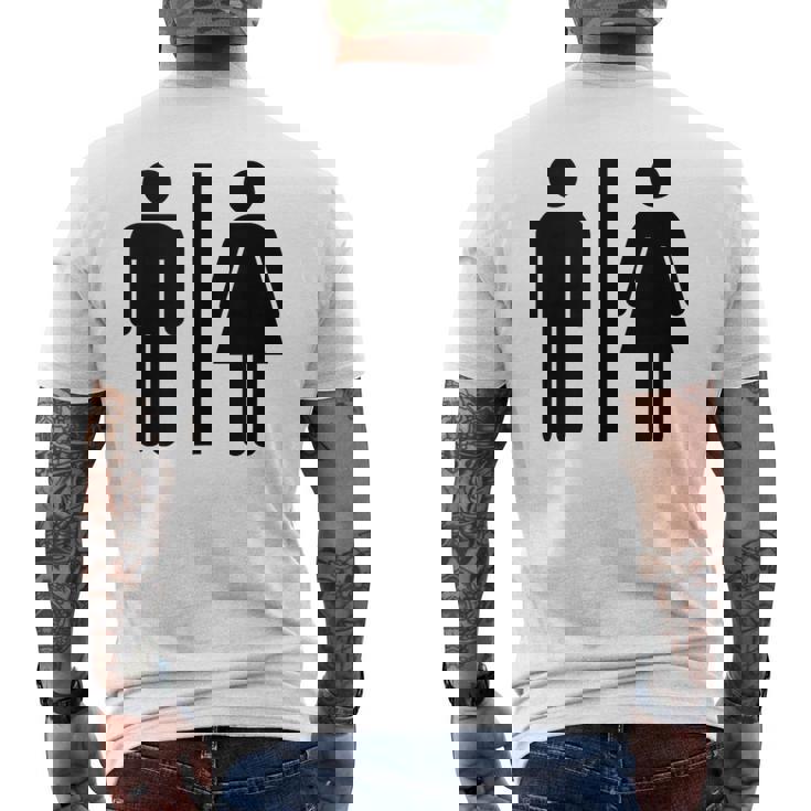 RESTROOM WC MALE FEMALE TOILET SYMBOL GENDER BATHROOM SIGN Tank Top Men ...