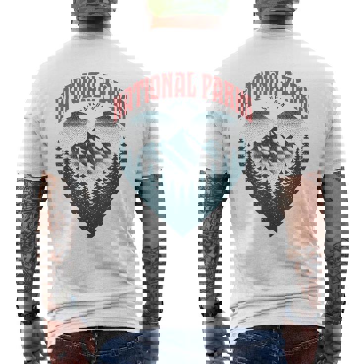 Save Our National Parks Protect Our National Park Men's T-shirt Back Print