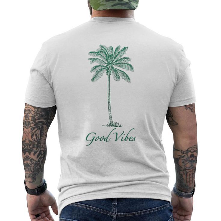 Vintage Hawaiian Palm Tree Beach Tropical Island Pocket Logo Men's T ...