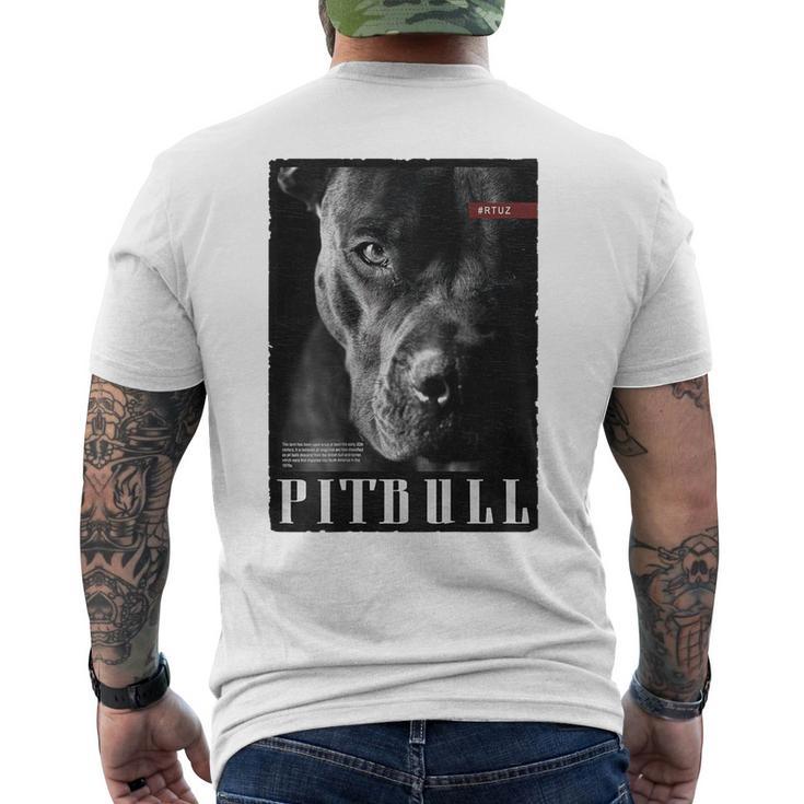 Wild Dog Terrier Bulldog Dog Owner Backprint Pitbull T-Shirt mit Rückendruck