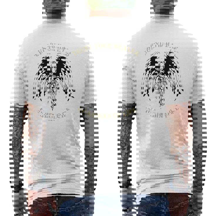 Wow Healer Spirit Guardian For Healers Gaming Healing Men's Back Print T-Shirt