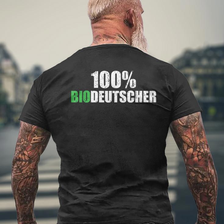 100 Organic German T-Shirt mit Rückendruck Geschenke für alte Männer