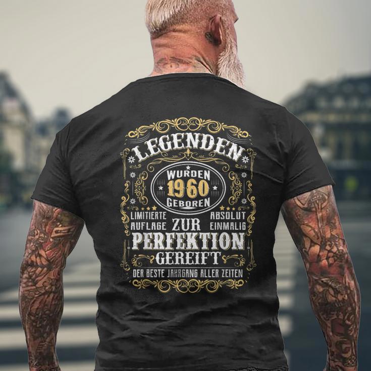 1960 Legends Were 1960 Birthdayintage 1960 S T-Shirt mit Rückendruck Geschenke für alte Männer