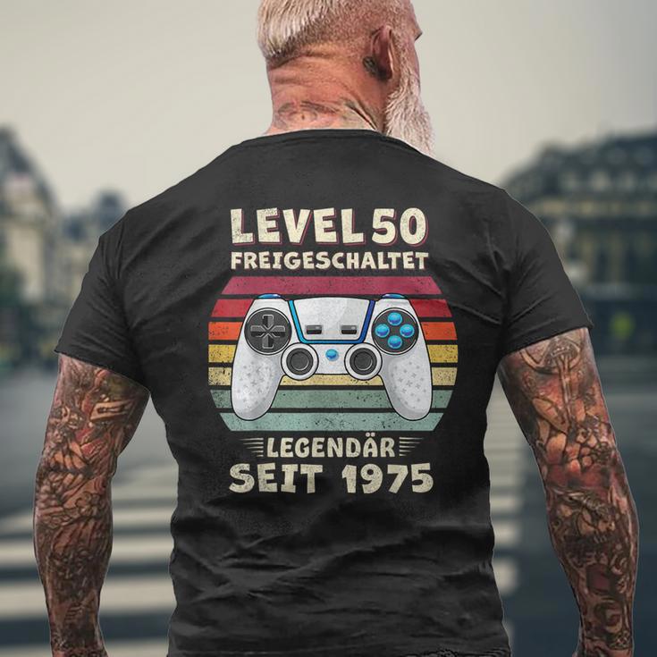 1975 Geburtstag Mann 50 Jahre Deko Lustig 50Er Geburtstag T-Shirt mit Rückendruck Geschenke für alte Männer