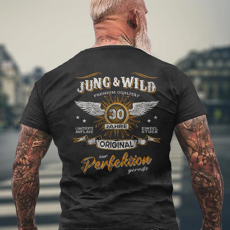 30 Years Jung & Wild To Perfection Matured 30Th Birthday T-Shirt mit Rückendruck Geschenke für alte Männer