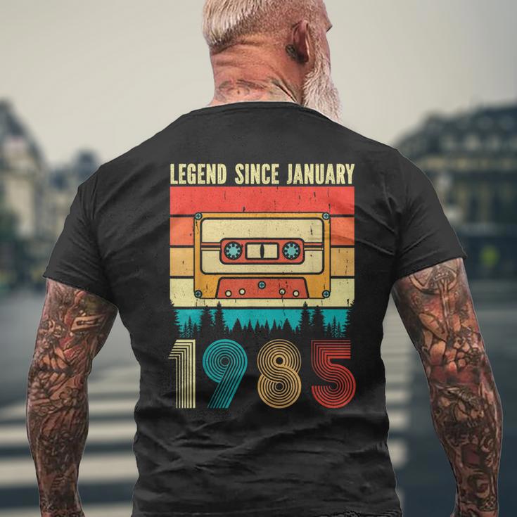 40 Years Old Legend Since January 1985 40Th Birthday T-Shirt mit Rückendruck Geschenke für alte Männer