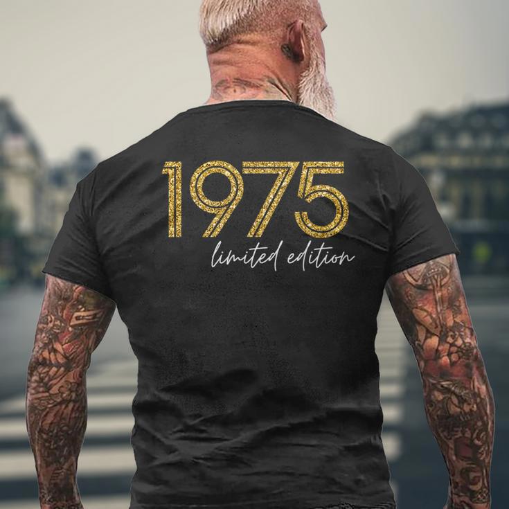 46Th Birthday Ladies 46 Yearsintage 1975 T-Shirt mit Rückendruck Geschenke für alte Männer