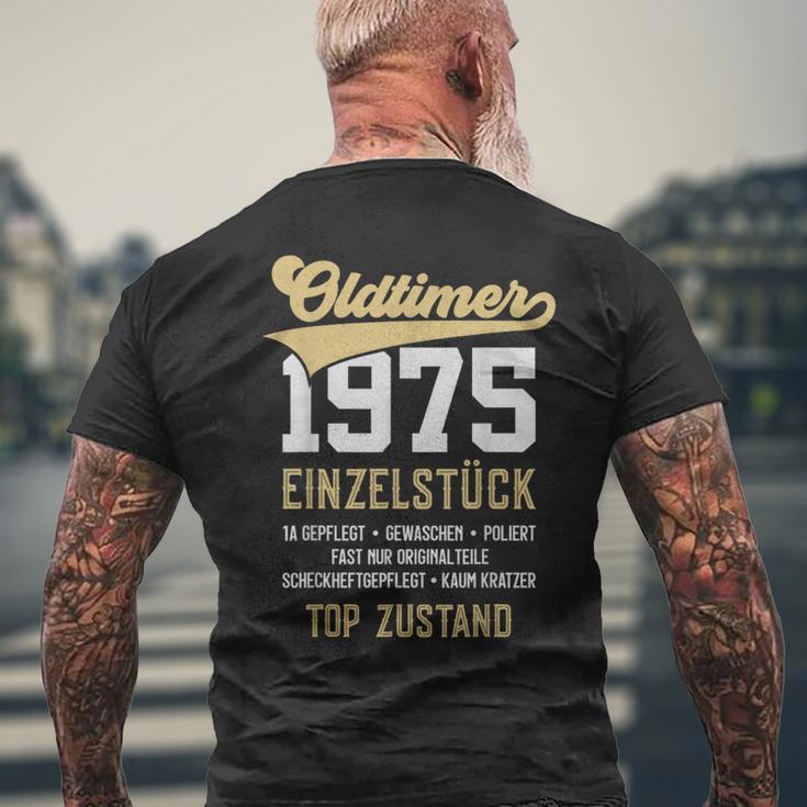 48 Jahre Oldtimer 1975Intage 48Th Birthday T-Shirt mit Rückendruck Geschenke für alte Männer