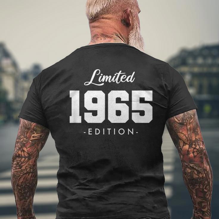 58 Jahreintage 1965 Limited Edition 58Th Birthday T-Shirt mit Rückendruck Geschenke für alte Männer